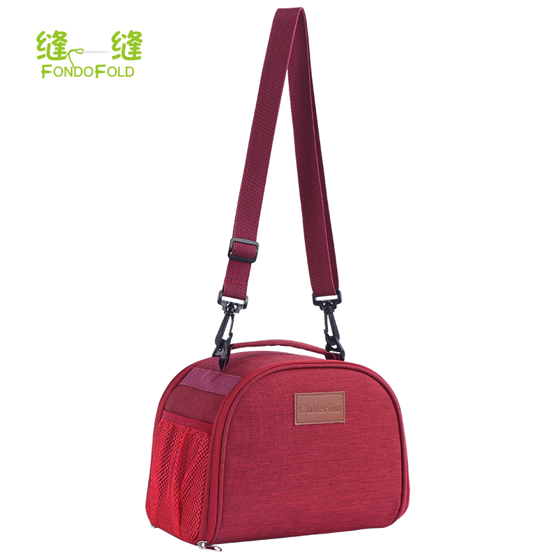 Expandable Dome‑Shape Insulated Lunch Cooler Bag Aluminum Foil Lining Thermal Tote Bag Fit For Ice Pack